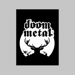 Doom Metal chrbtová nášivka veľkosť cca. A4 (po krajoch neobšívaná)